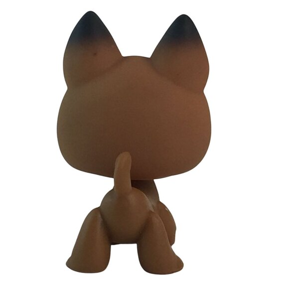 Littlest Pet Shop LPS #1205 Basset Hound #112 German Shepherd Puppy Dog Figures - Picture 4 of 14